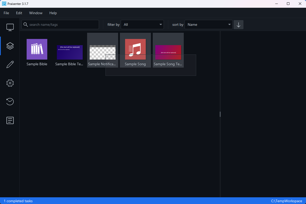Library select multple items with mouse click + drag