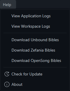 Bible download links