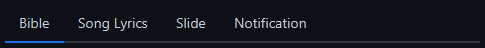 presenting bibles tab