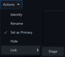 presentation controller link display