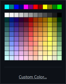 Slides color palette